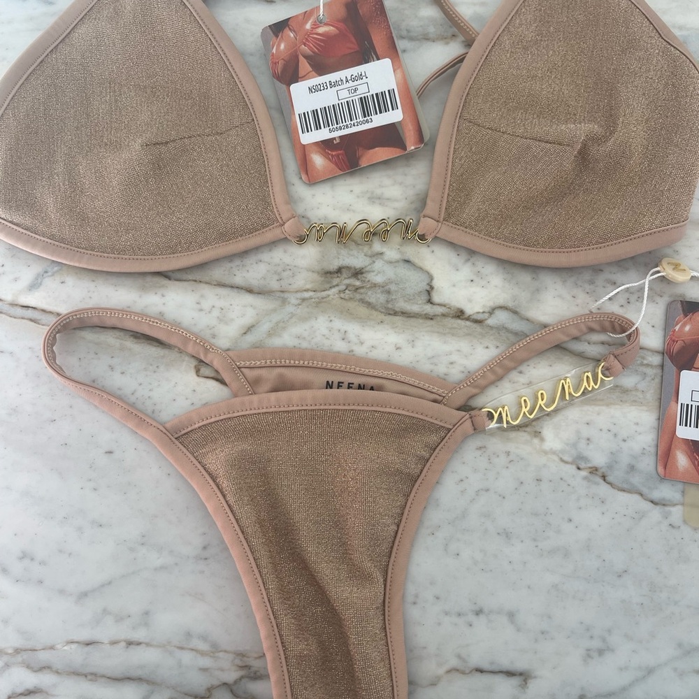 Neena Shimmering Bikini Set